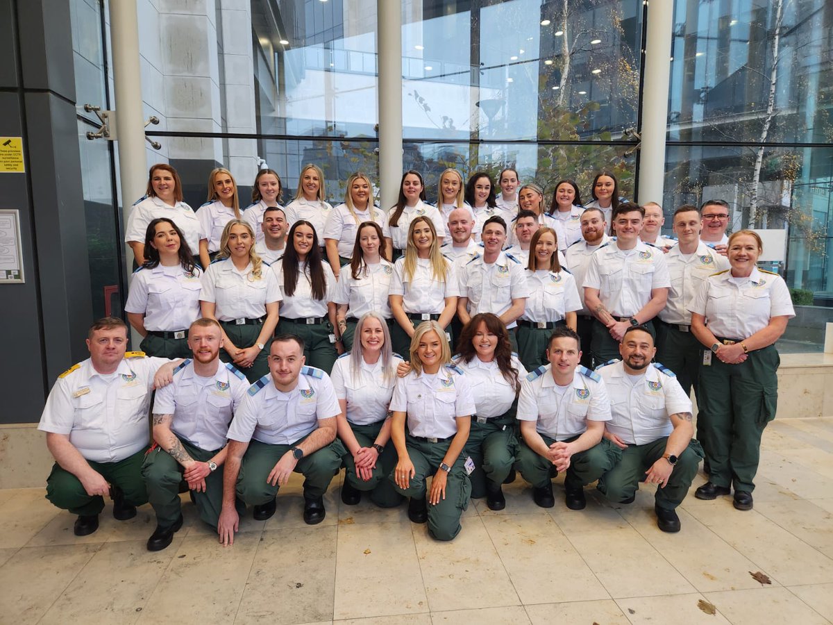 Congratulations to our most recent Tallaght graduates! 

We're delighted to officially welcome you all into the NAS team and wish you all the best of luck in your internships in Ambulance Stations all over Ireland.