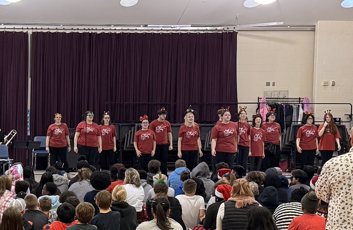 Holt Crossing IS (@hcis_rockets) on Twitter photo Students sang and clapped their way into break today! Students from <a href="/CCHS_Comets/">CCHS_Comets</a> and <a href="/WHS_Cougars/">Westland High School</a> performed for us, capped off with a staff choir! We hope our students and families have a peaceful and restful winter break! Students sang and clapped their way into break today! Students from <a href="/CCHS_Comets/">CCHS_Comets</a> and <a href="/WHS_Cougars/">Westland High School</a> performed for us, capped off with a staff choir! We hope our students and families have a peaceful and restful winter break!