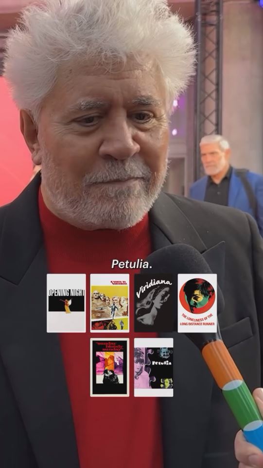 ‘룸 넥스트 도어’ 페드로 알모도바르 감독 최애 영화 오프닝 나이트 (1977) 북북서로 진로를 돌려라 (1959) 비리디아나 (1961) * BFI 런던 영화제 참석...