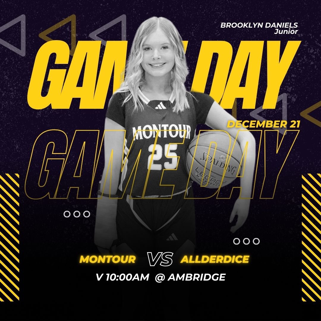 Tomorrow we are traveling to Ambridge for the 2024 PBC Girls Hall of Fame Classic to play Allderdice at 10 am!    <a href="/Coach_Jordan3/">Coach Jordan Giles</a> <a href="/whgazette/">West Hills Gazette</a> <a href="/MontourAthDept/">Montour School District Athletics</a> <a href="/hilltopspartan/">Montour High School</a>