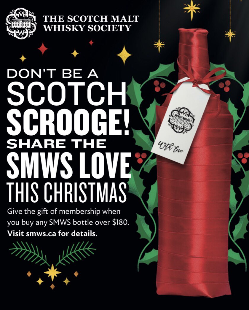 In panic-buying mode? We got you! Buy any SMWS Canada bottle(s) over $180 and the first year of membership is included. Give the gift that keeps on giving. 
Visit smws.ca for a list of our partner retail stores.
#SMWS #scotch #whisky #gin #rum #bourbon