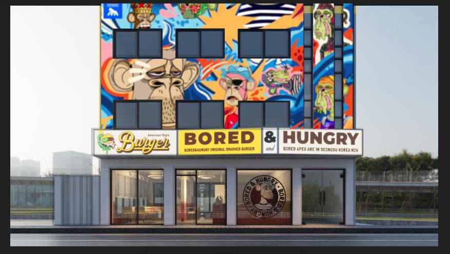 NEW UPDATE: New store. New mural. 🍔

The 2nd <a href="/BorednHungry/">Bored & Hungry | Home of America's Best Burger</a> Korea store is set to open on Dec 23 in Sinsu-Dong, Seoul! 🇰🇷

Like the first store, we’ll be putting in a huge ass ape mural in this 2nd spot

Mural design by Jappy Agoncillo is now ready! See below for a preview 👇🦍
