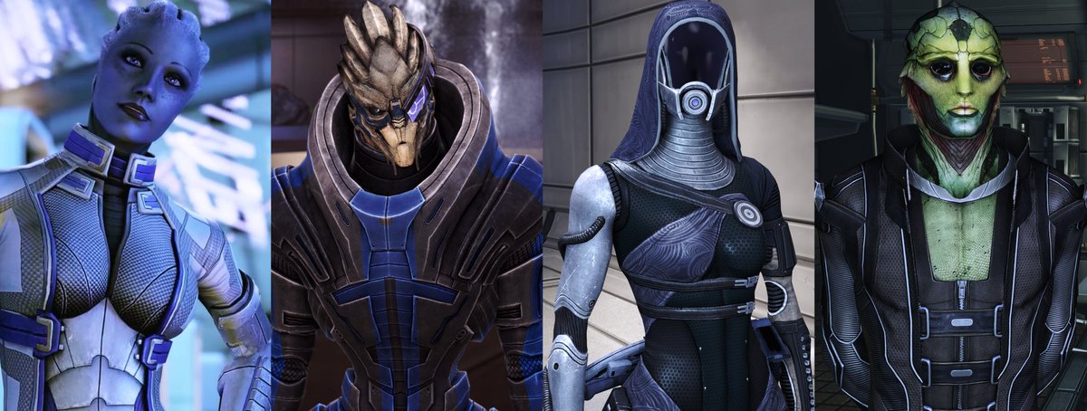 kalaelizabeth's tweet photo. No pressure, but Mass Effect 5 better have the sexist aliens I've ever seen because past ME romances are going to be hard to top https://t.co/9pehmOiEql