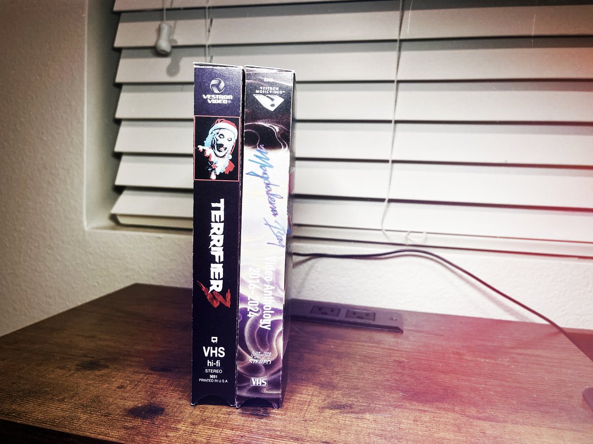 EliDPerry2000's tweet photo. New custom VHS tapes listed on my Etsy store
https://t.co/330OjSkYNo
#Terrifier3 #MagdalenaBay #HorrorCommunity #IndiePopRock #customvhs #etsyseller https://t.co/y3Rvxekrgo