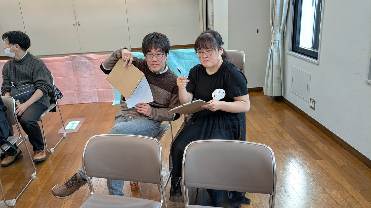 ibashiba_fes's tweet photo. 本日、おはぎさんは岡山まおフェスで歌いまする。

みんなで準備！溢れ出る文化祭感！ https://t.co/GGHSyWQN54