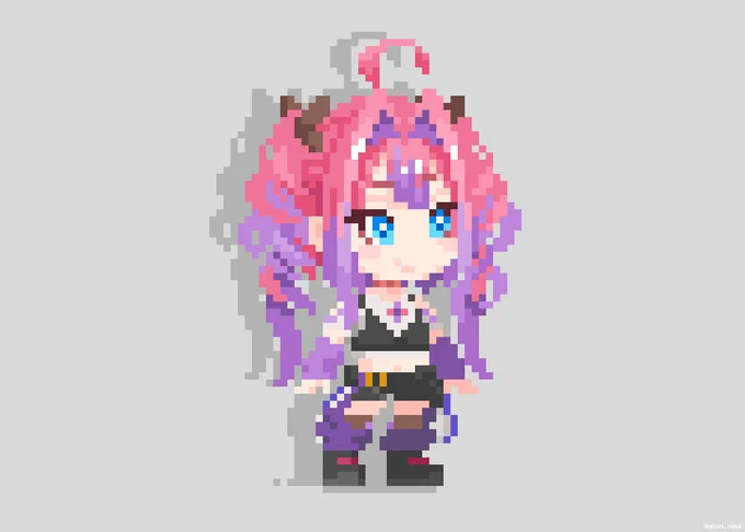 #ヴィヴィメイク#pixelart #ドット絵かわいいね 