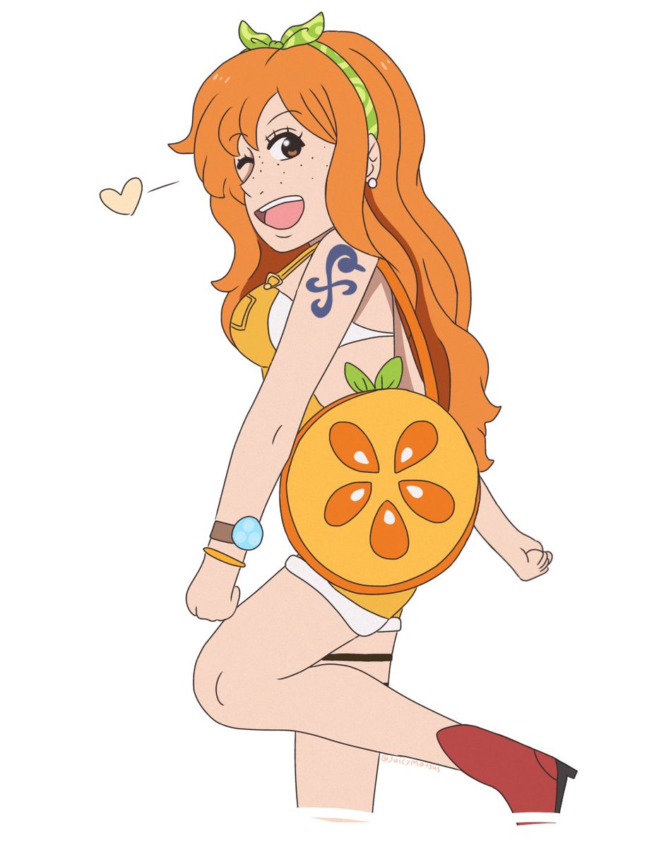 juicymatsus's tweet photo. Still trying to figure out my style digitally.. have another Nami 
#ONEPIECE https://t.co/17rqnSD7Gz