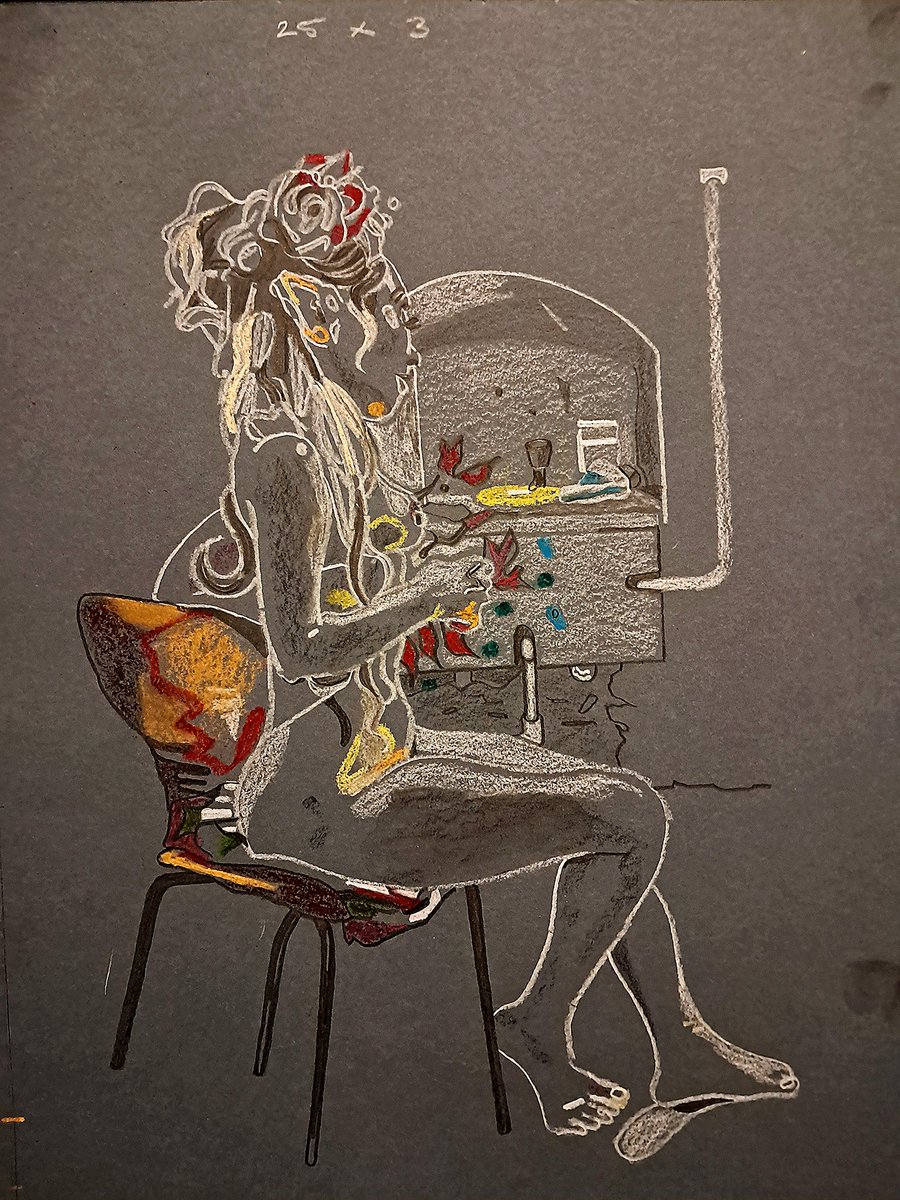 22peteroconnor's tweet image. 𝕯𝖊𝖙𝖆𝖎𝖑
#model #lifedrawing #texturedpaper