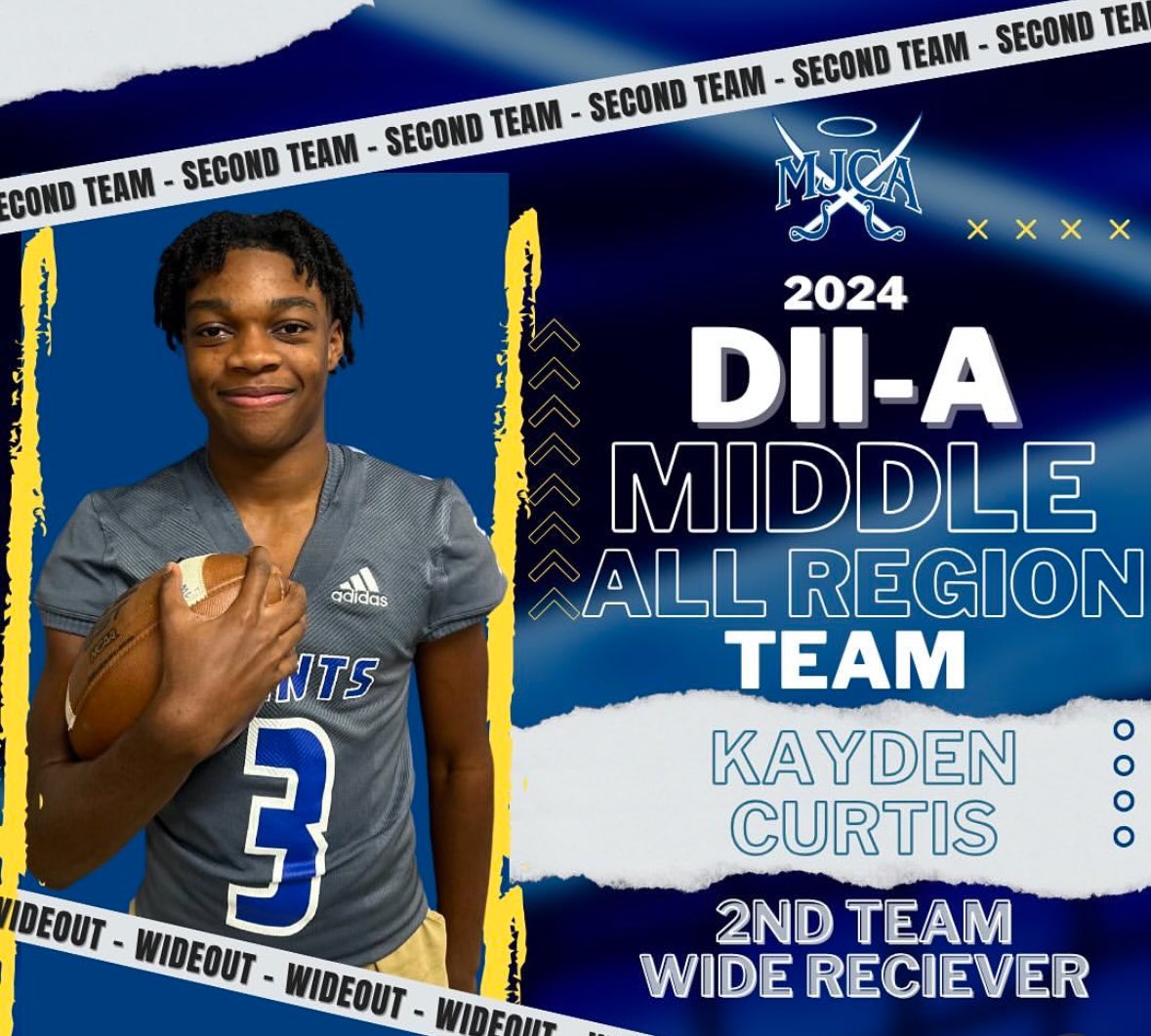 KaydenCurtis_1's tweet photo. All region 2nd Team- Wide Receiver https://t.co/0WdBsEVHaH