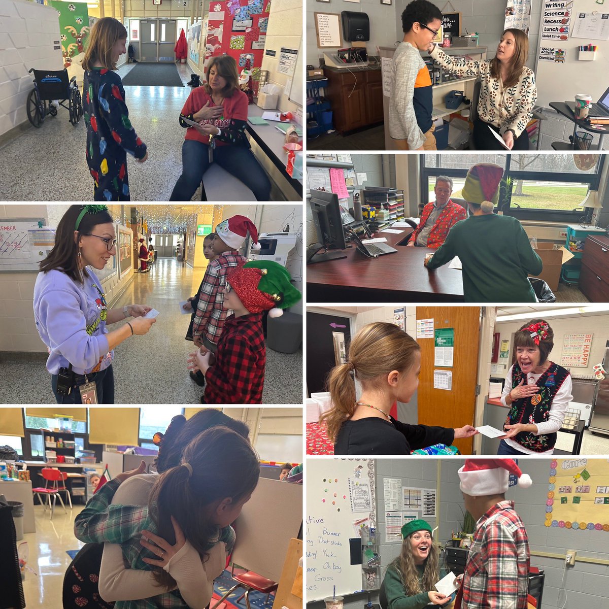 This month, we learned about the gift of giving, and what better way to wrap it up than having each student hand-deliver a personalized Christmas card to a staff member? Seeing the joy it brought to everyone made my teacher heart so full! @n2yllc