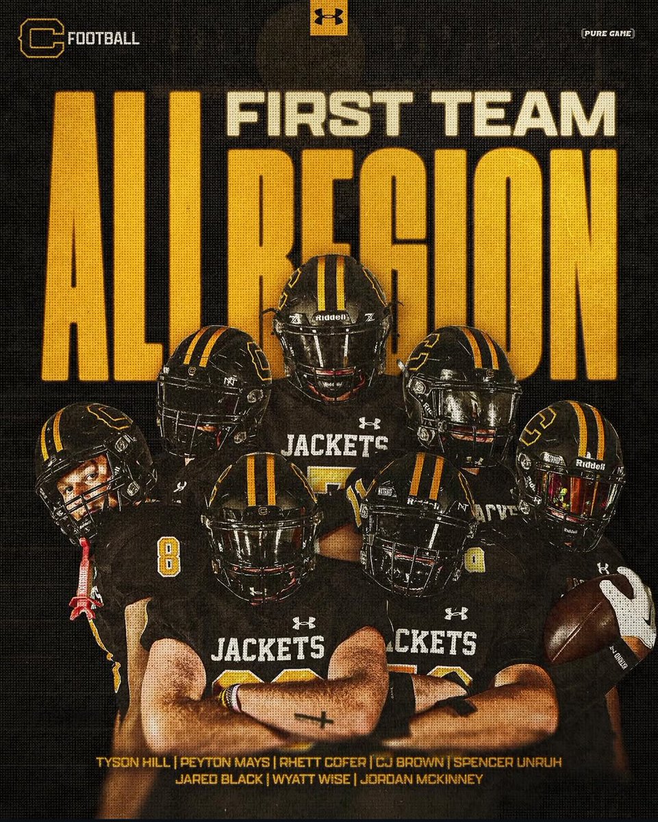 WiseWyatt73's tweet image. I’m honored to be named 5A Region 5 First Team All-Region
@CoachTCam @CoachDoss25
@Coach_Cam71 @corner_jackets
@UnLockYourGame @AL_Recruiting
@PrepRedzoneAL @ALPrepStars
@hs_footballguru