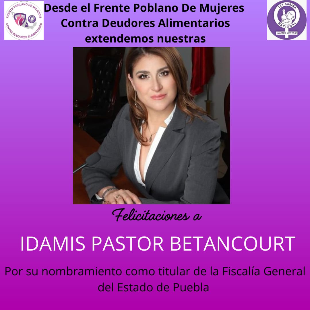 F. Poblano de Mujeres vs Deudores Alimentarios tweet media