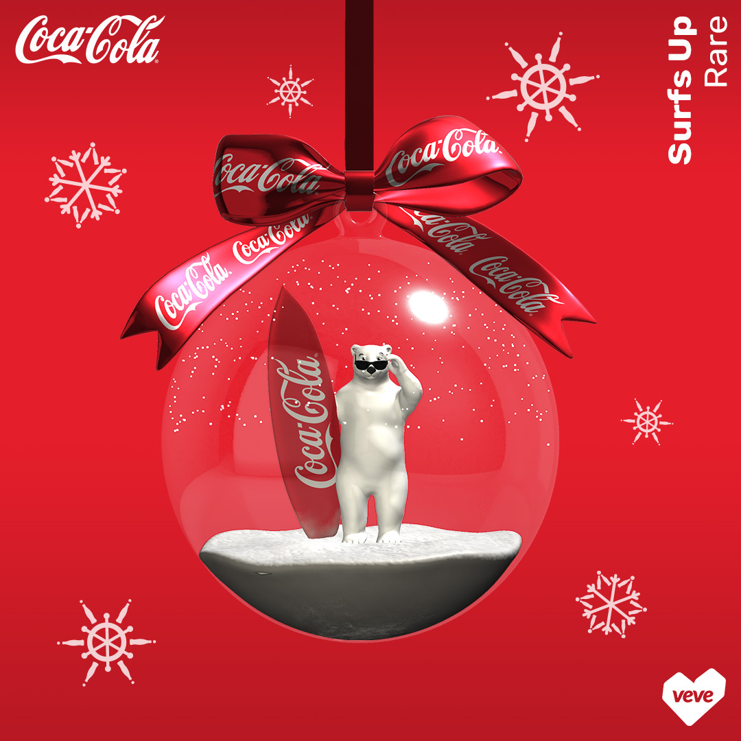 TAKE A CLOSER LOOK! 

<a href="/CocaCola/">Coca-Cola</a>’s iconic Polar Bear is here to add festive cheer to your holidays with animated Christmas ornament digital collectibles!

Bring the joy of Coca-Cola’s holiday tradition to life in AR and display these festive ornaments on your Christmas tree. 🎄🎁
