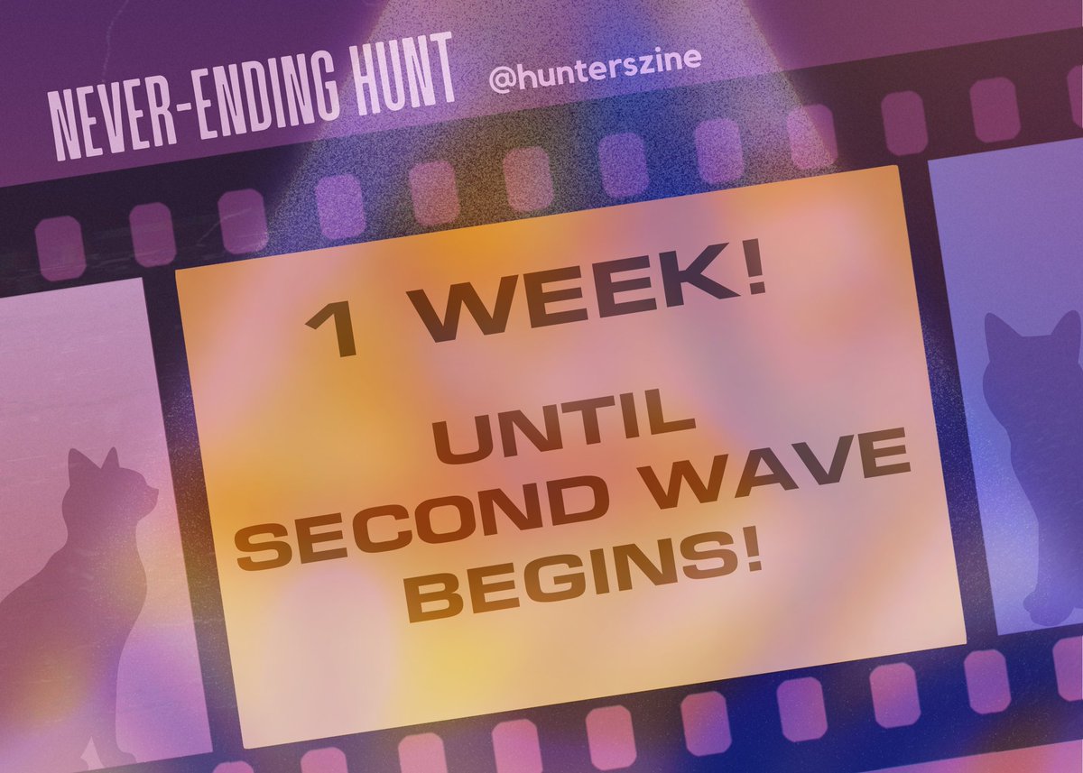 ✨ONE WEEK UNTIL SECOND WAVE OPENS✨

Are you all pumped? Are you excited?! The second wave of Pre-Orders for Never Ending Hunt is set to start on the:

🗓️ 27th of December, 2pm PST
Make sure to save the date~

#hsr #HonkaiStarRail #Kafka #SilverWolf #Blade
