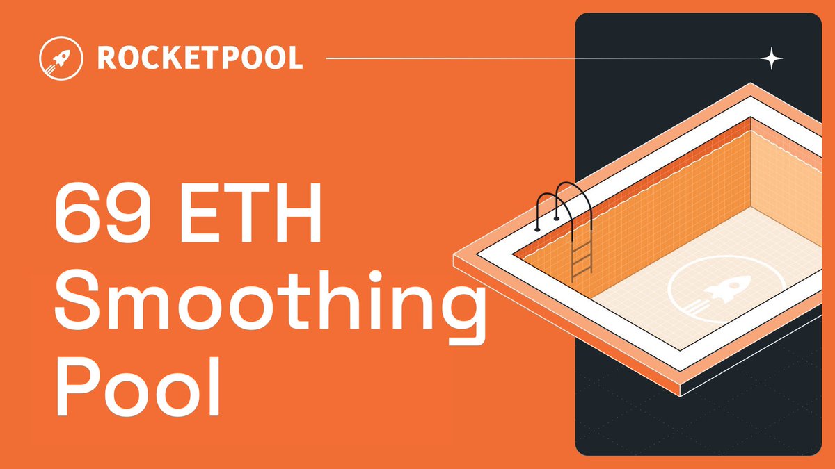 Rocket Pool invented the Smoothing Pool while building groundbreaking advancements in liquid staking technology - and there's no fee to use it

The most recent payout was 69 ETH shared among all the participating node operators - learn more here: docs.rocketpool.net/guides/node/fe…