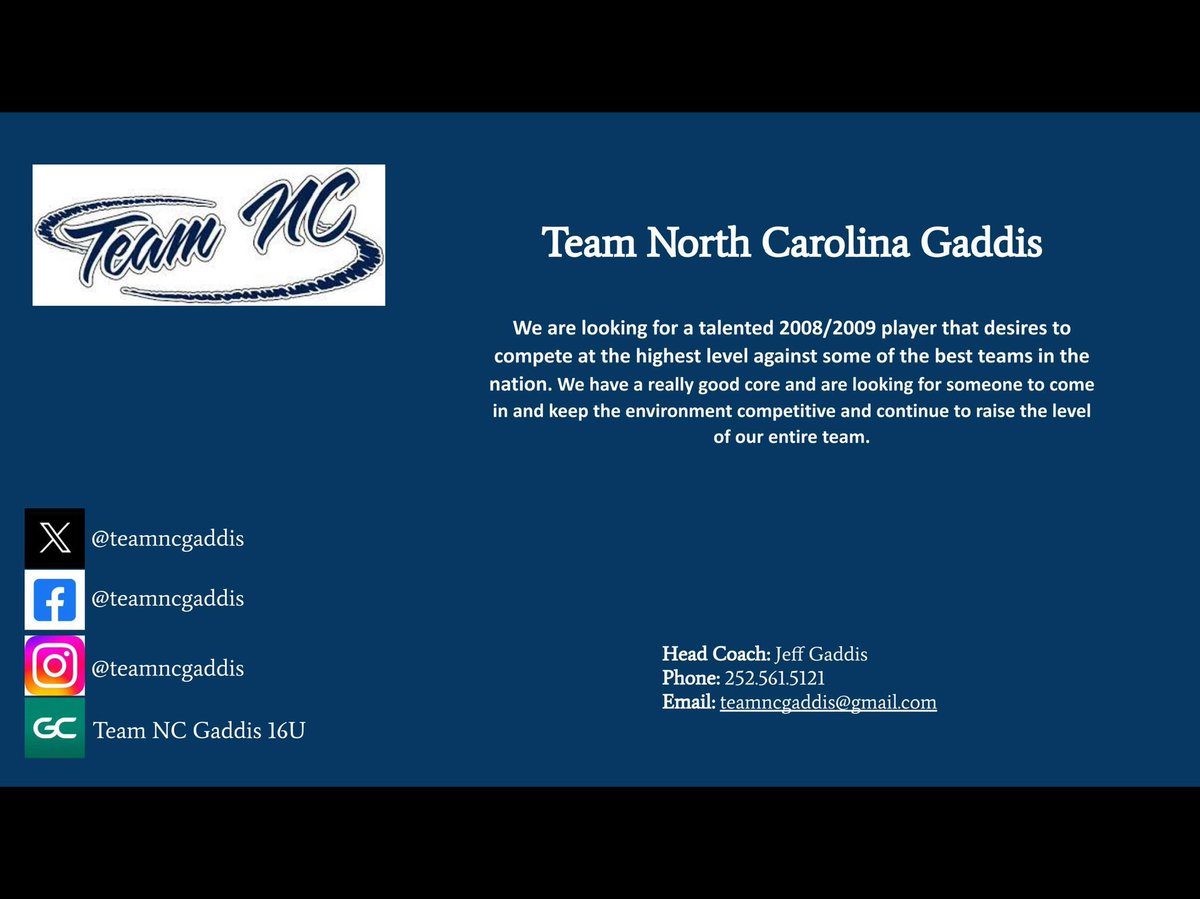 TeamNC-Gaddis tweet media