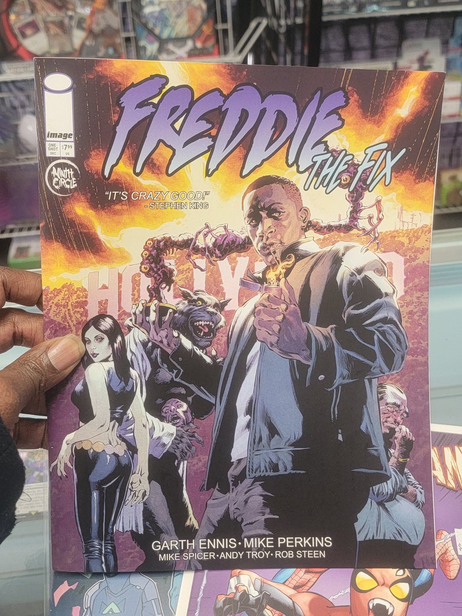 AtlBlerd's tweet photo. If you can find this book, I'm recommending it. From Garth Ennis, the dude who brought us The Boys, it's about a guy who is a Hollywood "fixer" in a world where things that go bump in the night are real.
Very good read
#Comics #ComicBooks #WednesdayPulls #NCBD https://t.co/brGCucnDnr