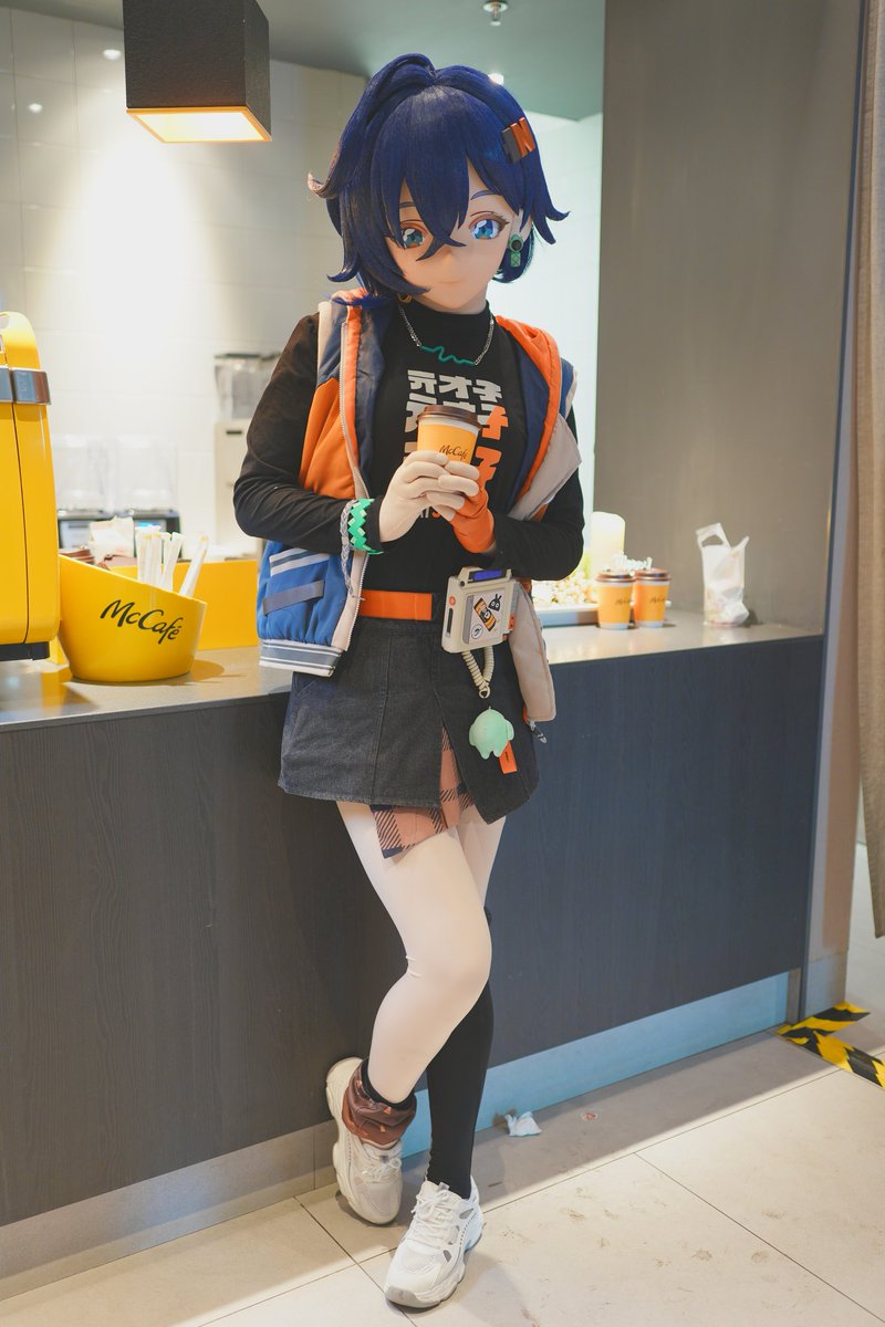 早啊，来杯咖啡嘛~
#kigurumi 
#绝区零