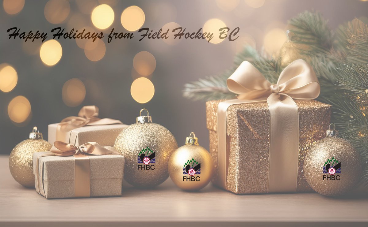 ✨Happy Holidays from everyone at Field Hockey BC. Wishing everyone a safe and festive holiday season. Looking forward to great things in 2025!✨
