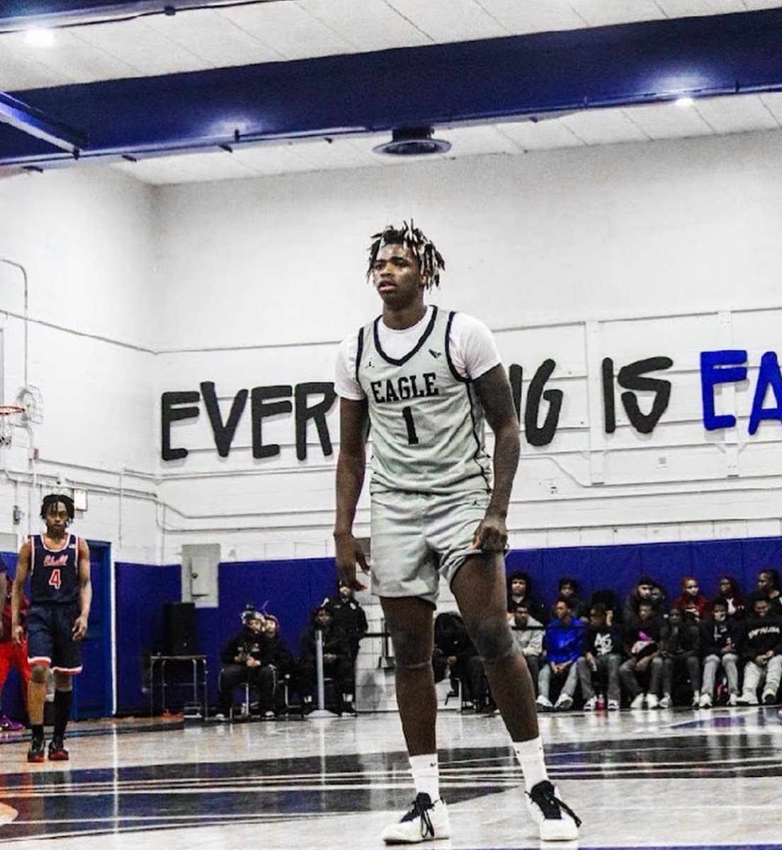 Senior forward Jeremiah Jacobs posted a triple double 12 pts 17rbds 10blks in a 87-51 win against Erasmus Hall.