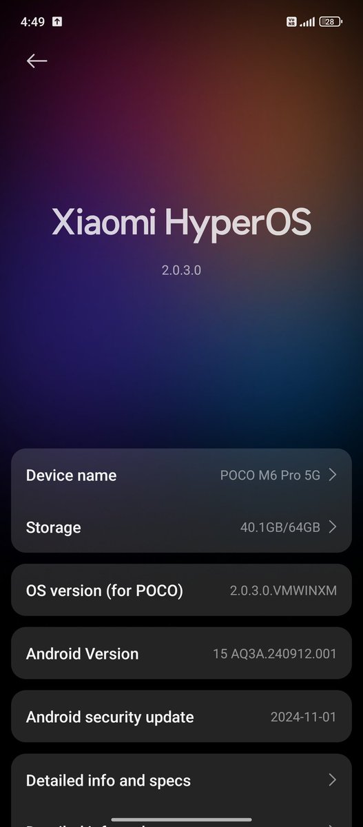 imPrernaS's tweet photo. Finally got @XiaomiHyperOSIN 2.0 on my #POCOM6Pro5G. Really happy to see the improvement in frequency and timely software updates. The only thing I wish it got is the smooth app opening closing animations that it's known for.
@Himanshu_POCO https://t.co/IgxHTsWUXQ