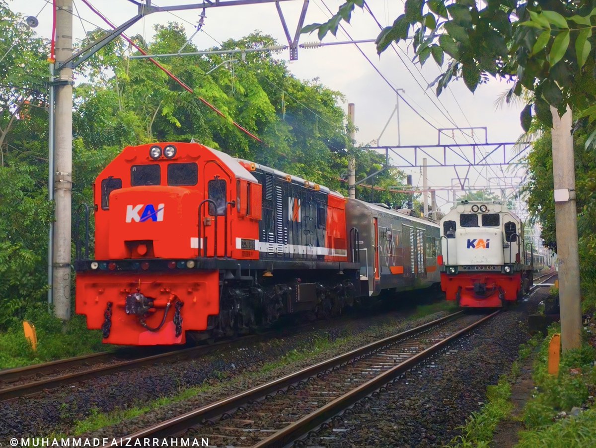 yoasobiloved's tweet photo. Pertemuan 201 Livery RnB & 201 Livery Putih.
Inframe : CC 201 89 12 ( 201 84R ) PWT Ex KPT Berdinas KA 148A Sawunggalih & CC 201 77 03 ( 201 04 ) SDT.
#keretaapikita #keretaapiindonesia #kai121 #cc201 #kasawunggalih https://t.co/cO2cBwqNqE
