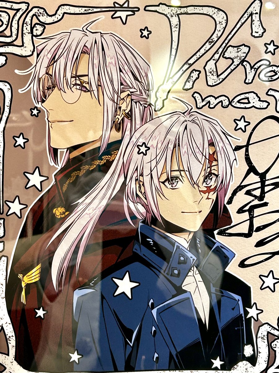 D.Gray-man （星野桂先生）の色紙❕ ラビさんとアレンくん麗しゃ