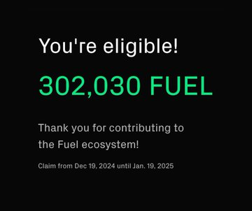 njcyc_eth's tweet photo. 🚨 $FUEL Token Distribution is Now Live!

The wait is finally over! 🎉

🌐 Claim your tokens here: https://t.co/pxtBAwe0AG

We invite the entire community to claim their FUEL tokens today. Don't miss out! 🚀 https://t.co/VZsKfQHGmf
