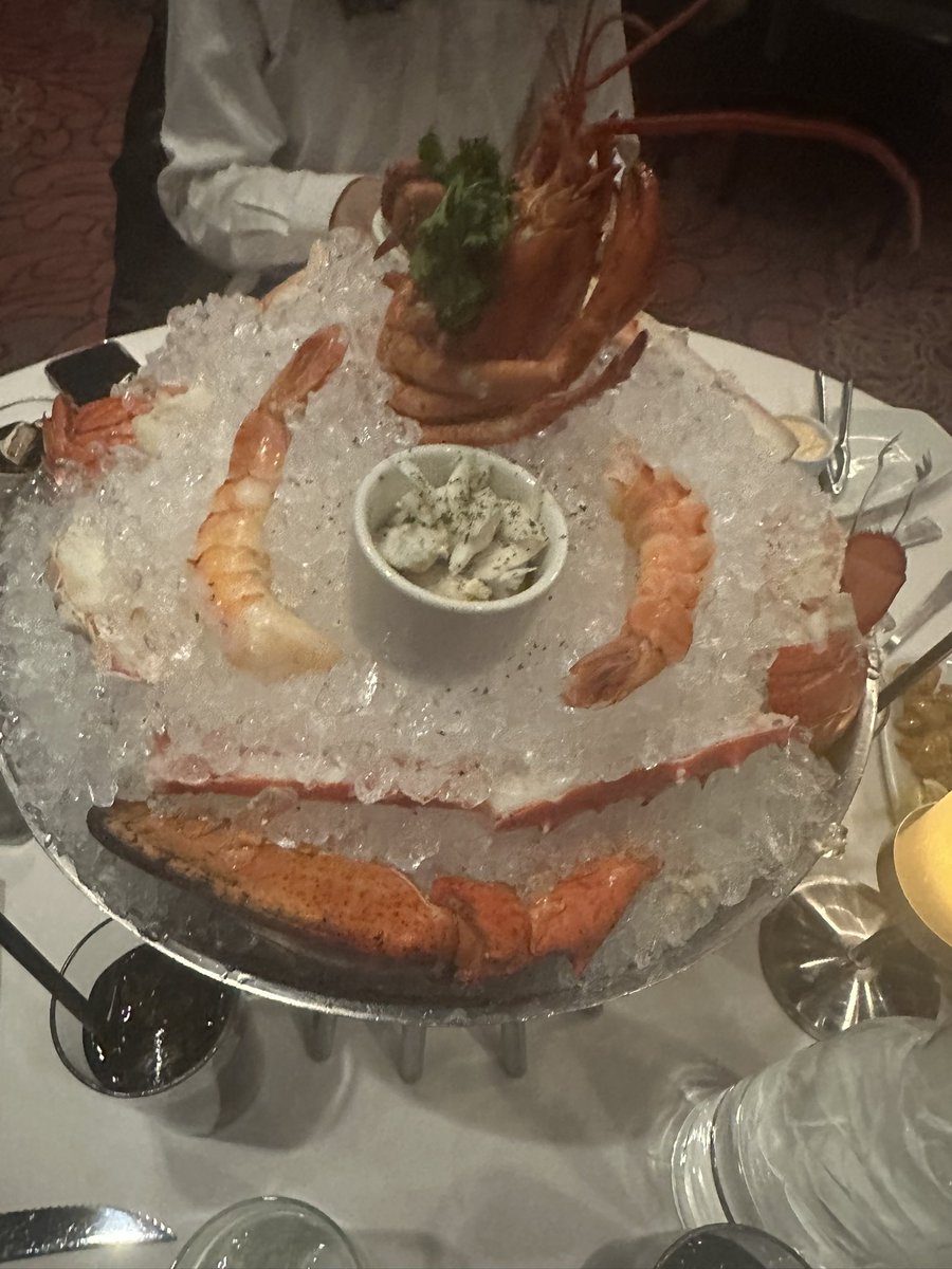 Eating dinner with Emilio on his 21st birthday