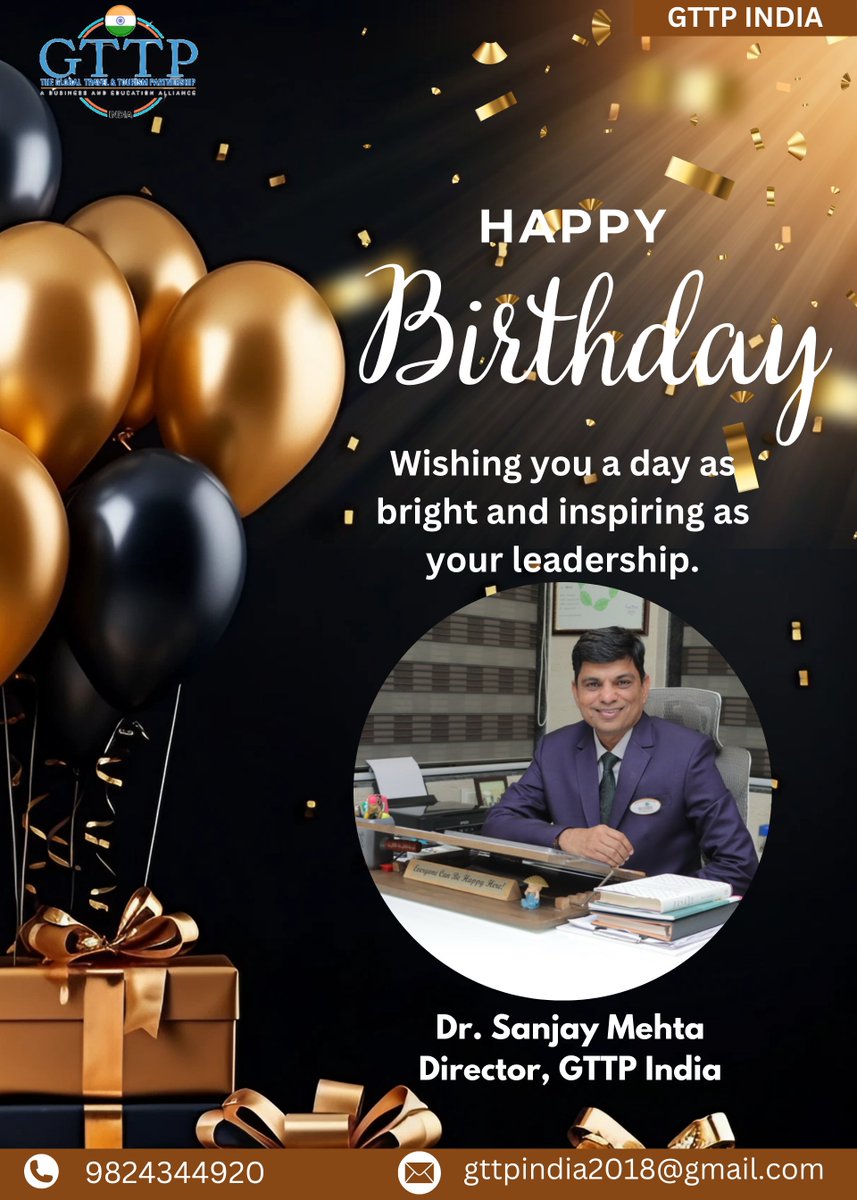 IndiaGttp's tweet photo. Your leadership inspires excellence, and your vision drives us toward success every day. On your special day, we celebrate the person who guides us with wisdom and care. May this year bring you boundless joy, good health, and all the success you deserve. https://t.co/YY64Um3EGn