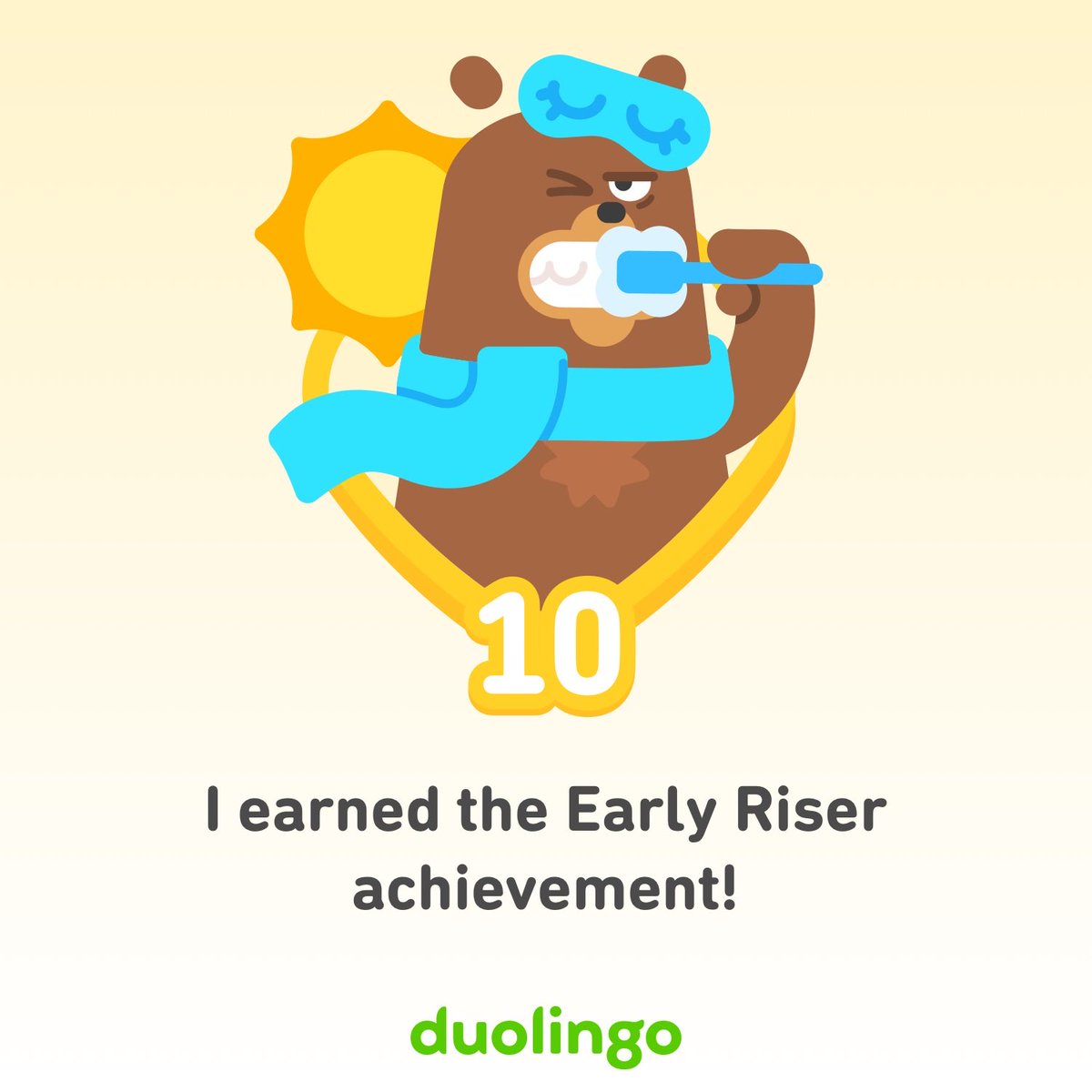 TheWiseGrape's tweet photo. I earned an achievement on Duolingo! It’s free, fun, and effective for learning languages. https://t.co/wwQuZb7GSI