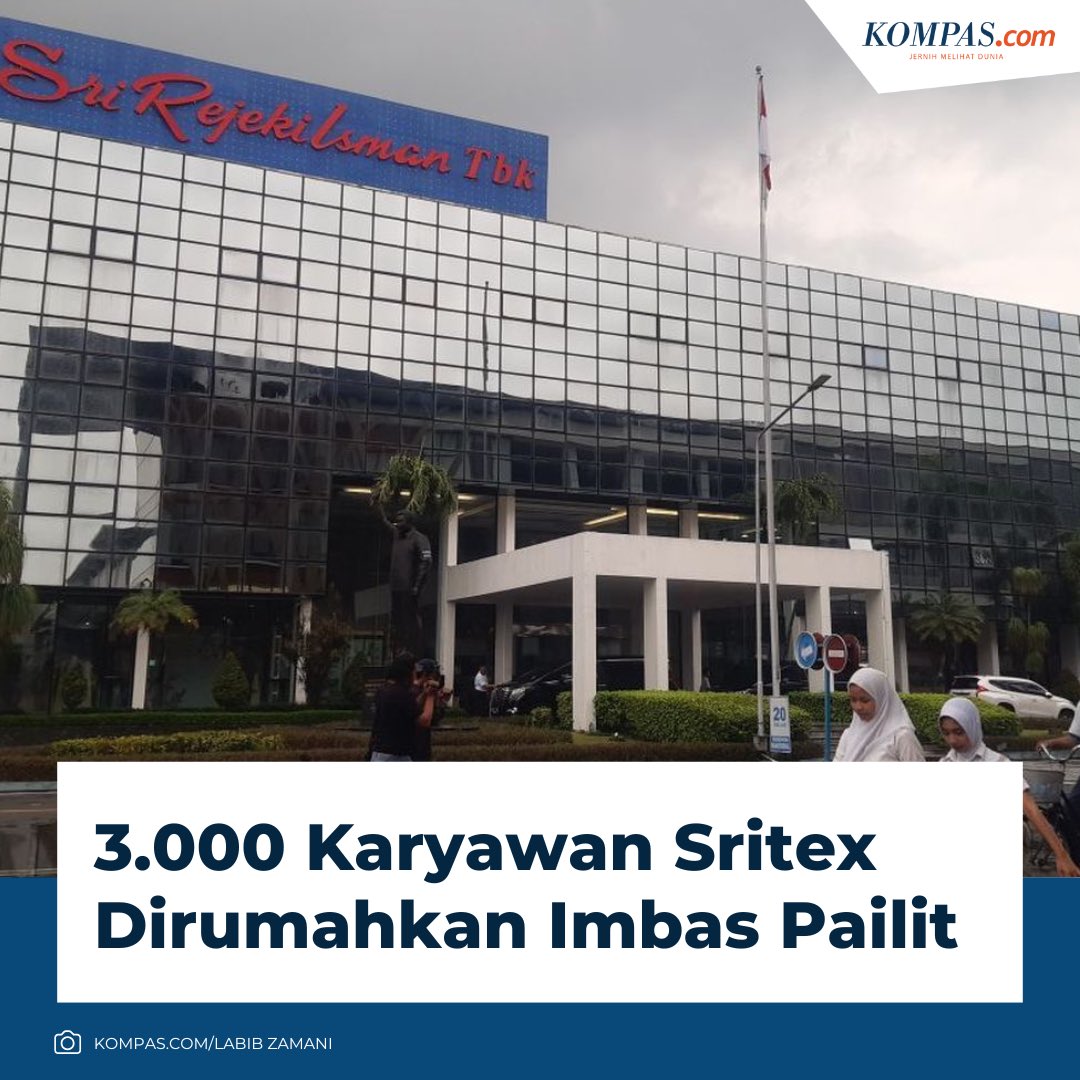 3.000 Karyawan Sritex Dirumahkan Imbas Pailit

Baca di money.kompas.com/read/2024/12/2…