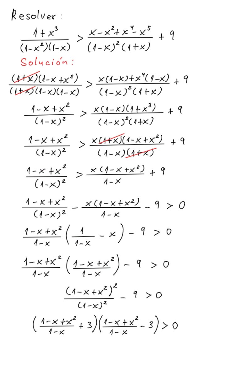 JavierCastro1's tweet photo. RESOLUCIÓN DE UNA INECUACIÓN.
#matematicas #Educación #ClasesOnline #GoogleMeet https://t.co/cR5JQAcSkK