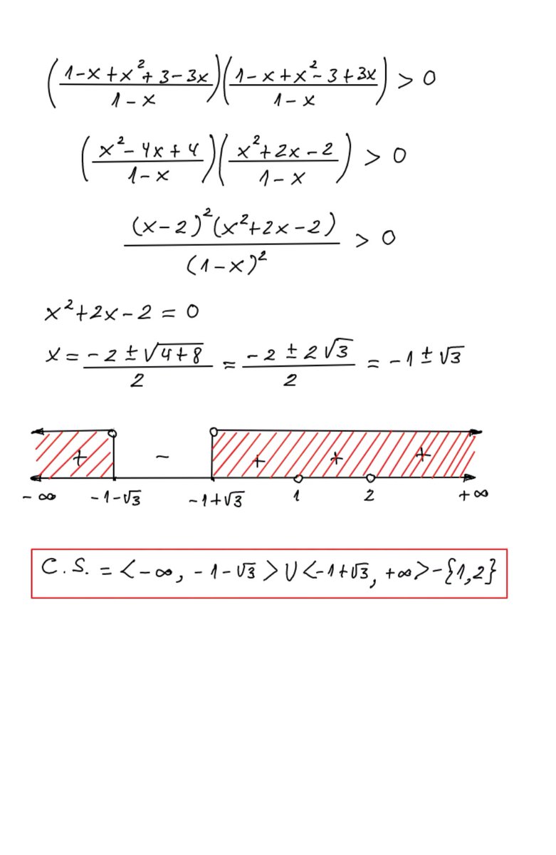 JavierCastro1's tweet photo. RESOLUCIÓN DE UNA INECUACIÓN.
#matematicas #Educación #ClasesOnline #GoogleMeet https://t.co/cR5JQAcSkK