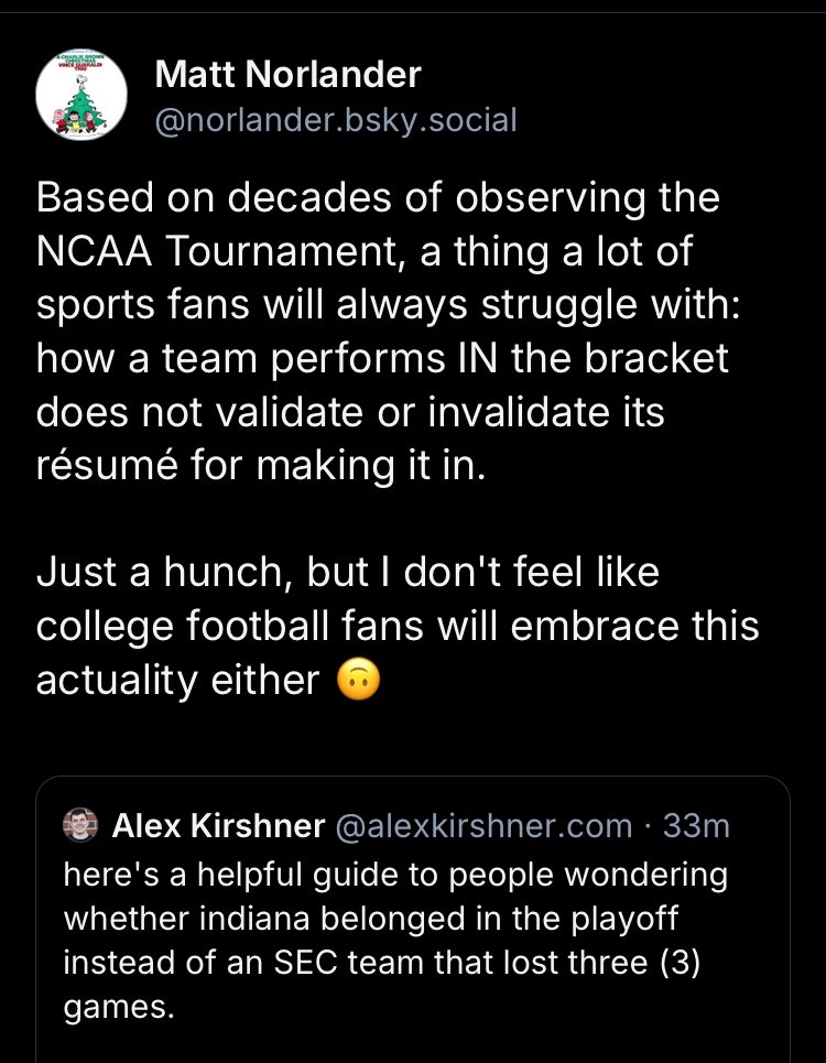 TPortalCFB's tweet photo. .@MattNorlander speaking truth https://t.co/AW8G5So65K