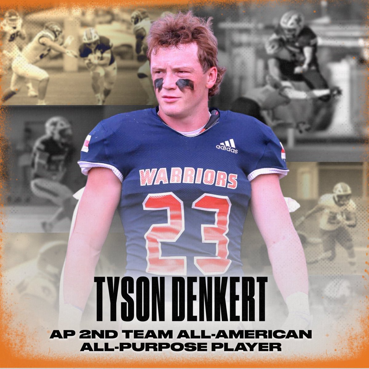 Congratulations to <a href="/Tyson_Denkert10/">Tyson Denkert</a> on making 2nd Team AP All-American! 

#Summit