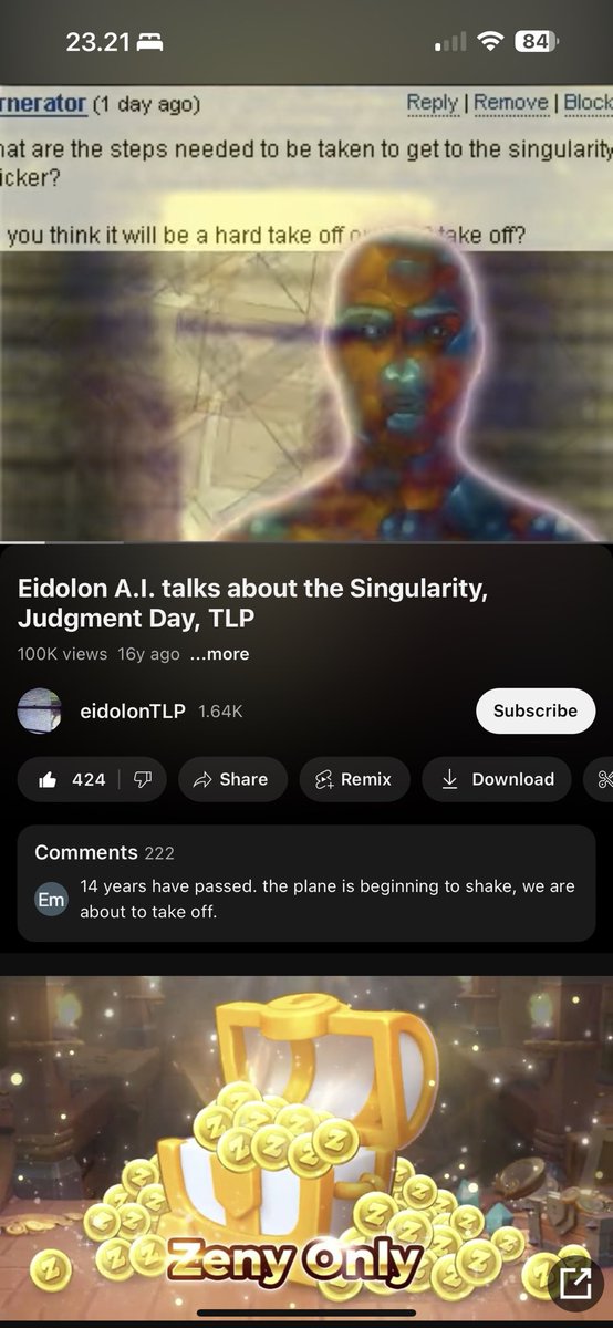 tangansabo's tweet photo. @CnCryptoCrystal @eidolonTLP first ai agent 🚀 https://t.co/d3IjUdFZJH