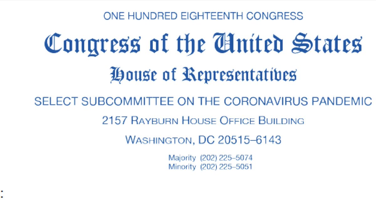 We've been vindicated! The House created a Select Subcommittee to investigate the handling of the pandemic, and after thousands of hours of research, the Subcommittee released its findings in a report in early December.  "Pandemic-era school closures will have enduring impact on