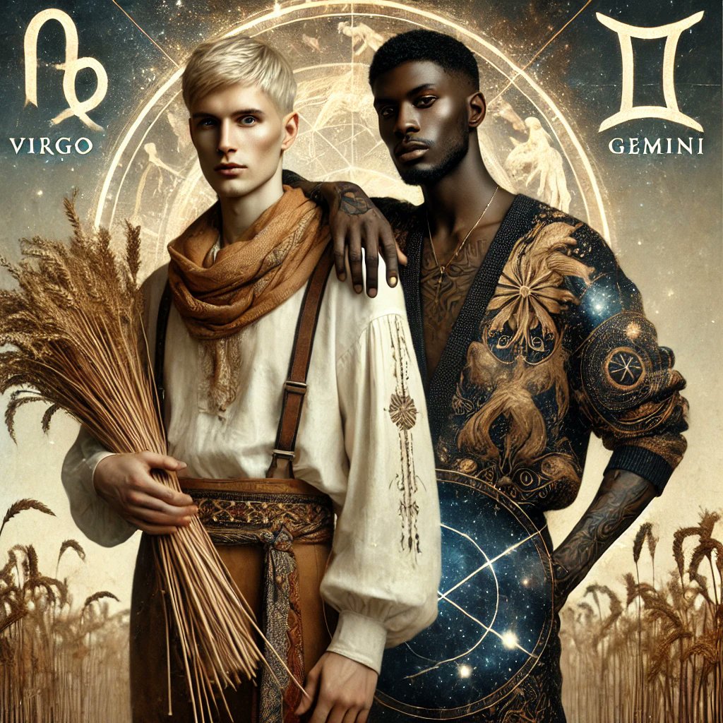 TheMutableSouls's tweet image. Mutable Souls" ➡️ More than just a cool name, it's the core of the Gemini-Virgo connection! ♊️♍️ We're adaptable, flexible, and always evolving—like chameleons! 🦎 "Mutable Souls" captures that shared essence. ✨ 
#Gemini #Virgo #Astrology #MutableSigns