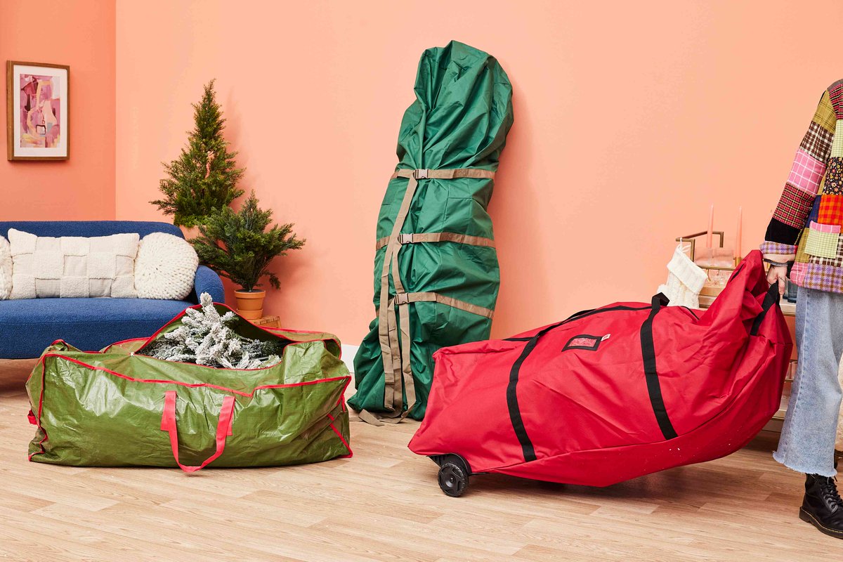 The 3 Winners of Our Best Christmas Tree Storage Bag Tests bhg.com/best-christmas…