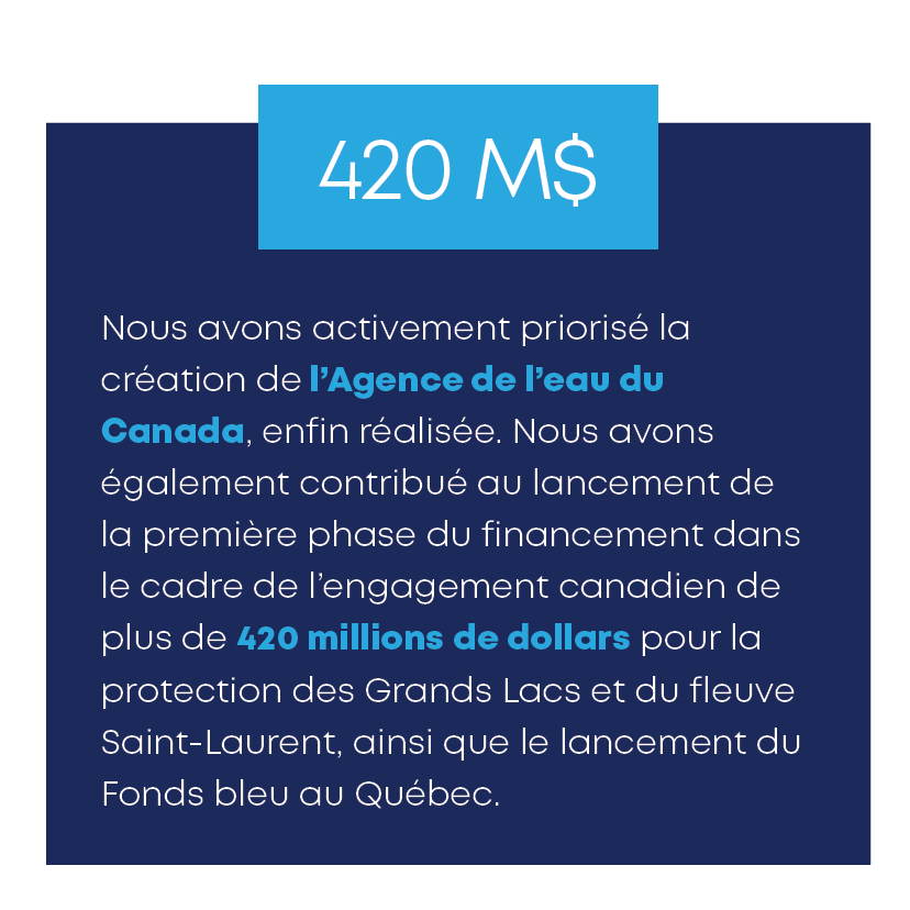 En 2024, nous avons renforcé notre engagement envers les communautés du bassin des Grands Lacs et du fleuve Saint-Laurent, avec des efforts sur la préparation au climat et la croissance durable. 🌊🌱Découvrez faits saillants et rapport annuel complet sur shorturl.at/TZDH4 !
