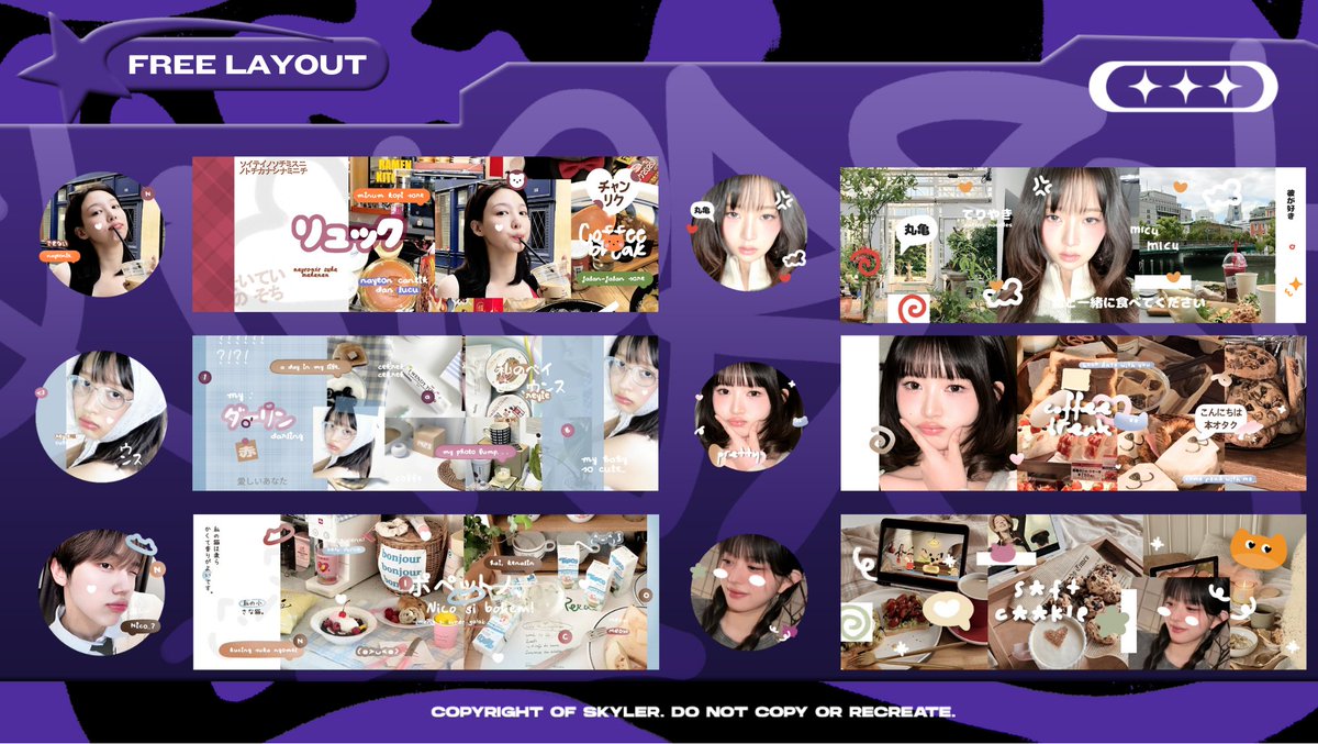 Help repost? Thank you!

Hai temen-temen, hari ini saya bawa 12 FREE LAYOUT BY REQUEST, dalam rangka <a href="/ijboling/">fulan</a> birthday! Dapat di klaim via reply, untuk rules boleh cek tweet selanjutnya ya! Good luck buat kalian and happy birthday Kai!

#zonauang #zonaba #zonabu