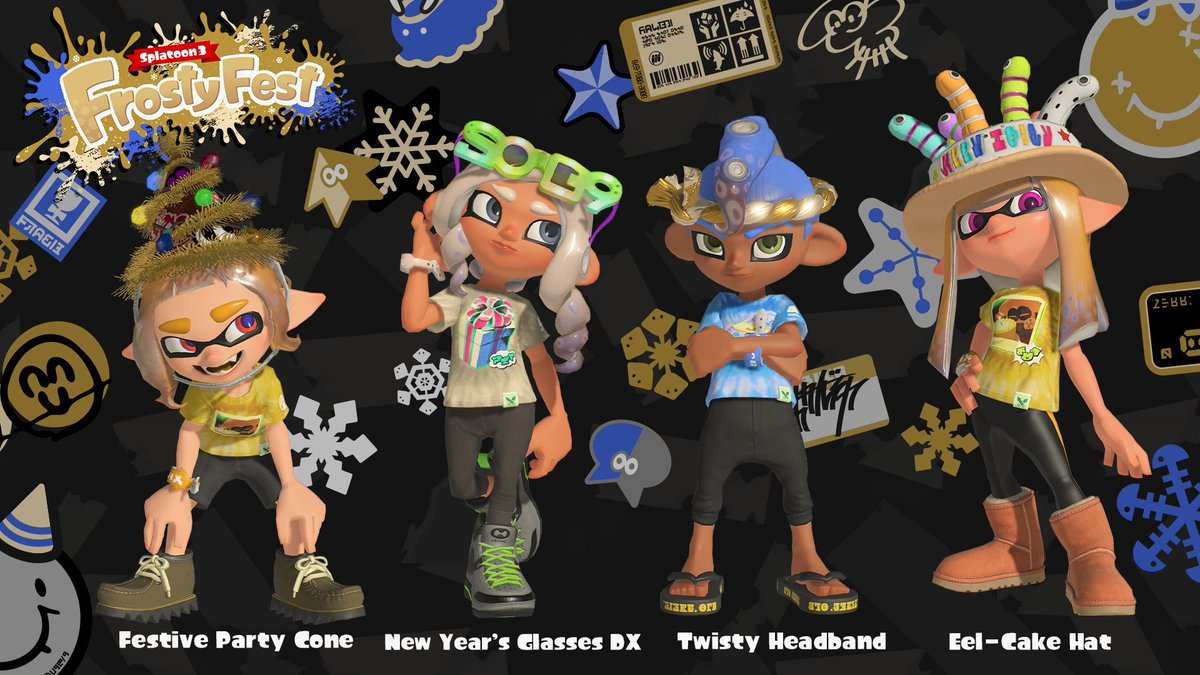 Rayan_BGT's tweet photo. ¡En el Frosty fest regresaran los accesorios de Splatoon 2!
Son cuatro en total y los puedes reclamar en las noticias de Nintendo  y en el vestíbulo de Splatoon 3.
#Splatoon #Splatfest #Frostyfest https://t.co/HZ18w08y1z
