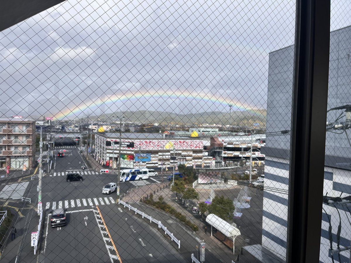 めっちゃ綺麗な虹と遭遇😆✨