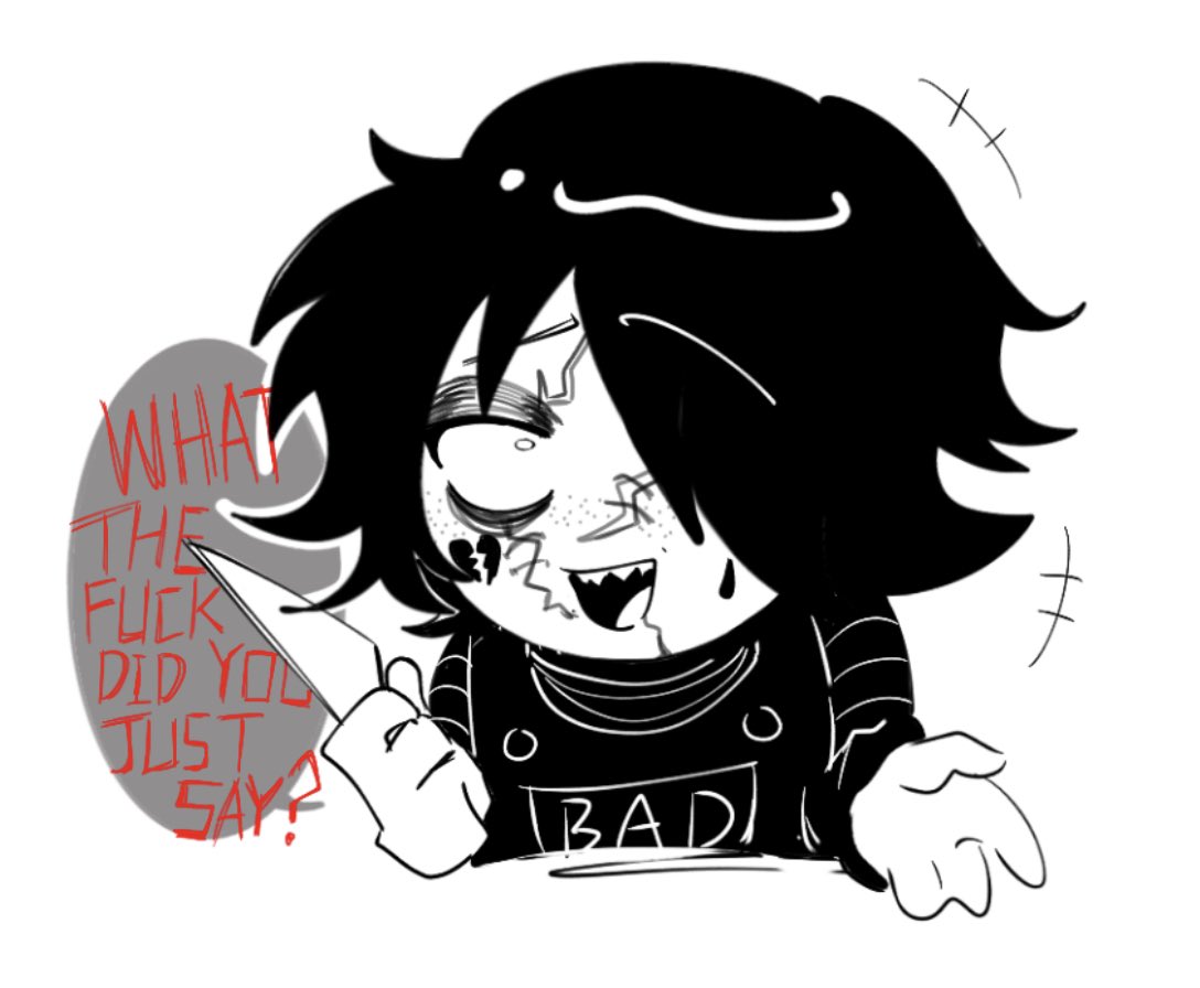 R72684Ry's tweet photo. Well…I’ve done this EMO Chucky https://t.co/AT4Gt84PFi