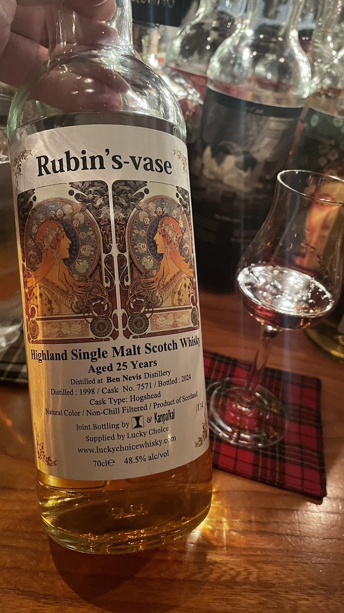 ベンネヴィス1998-2024 25年 for Bar Rubin's-vase