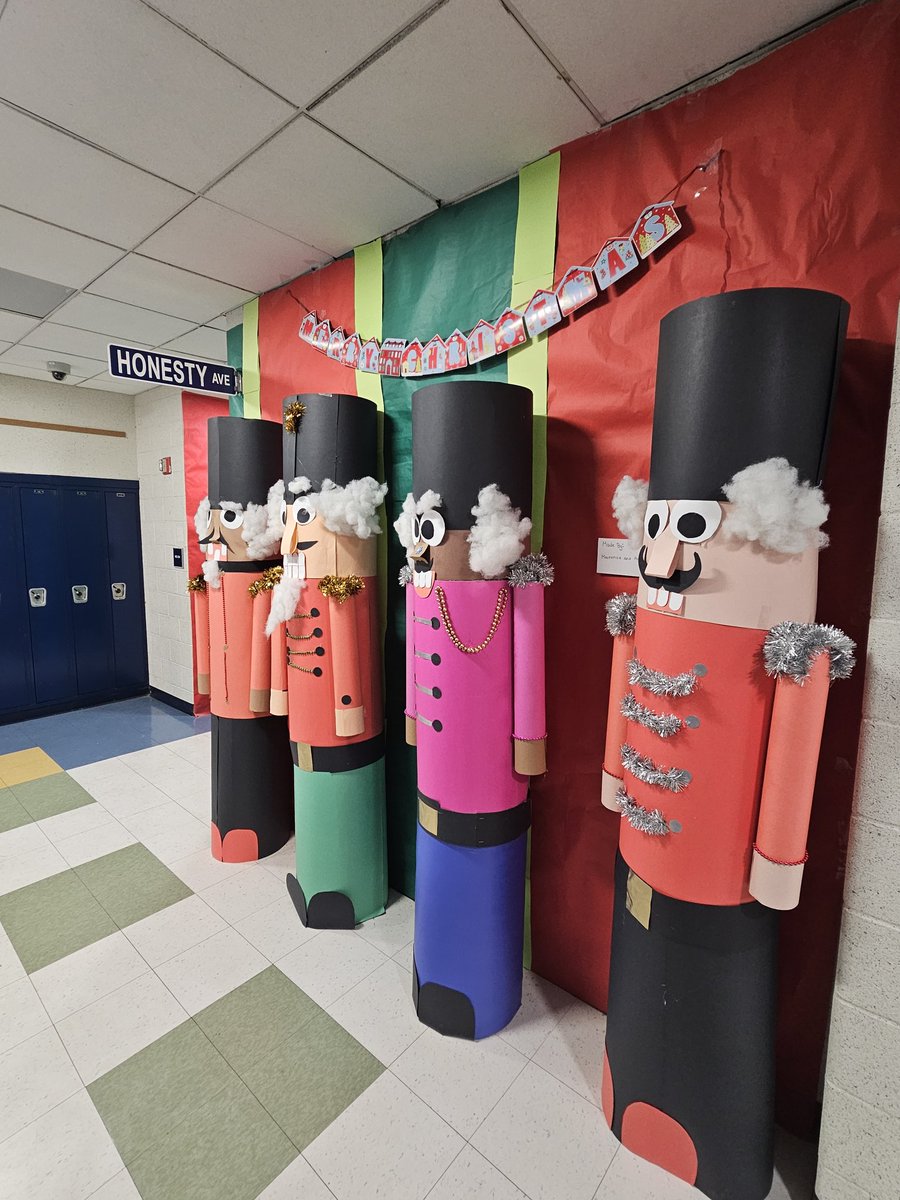 The winning display! Great job by Ms. Cassidy and her students.
