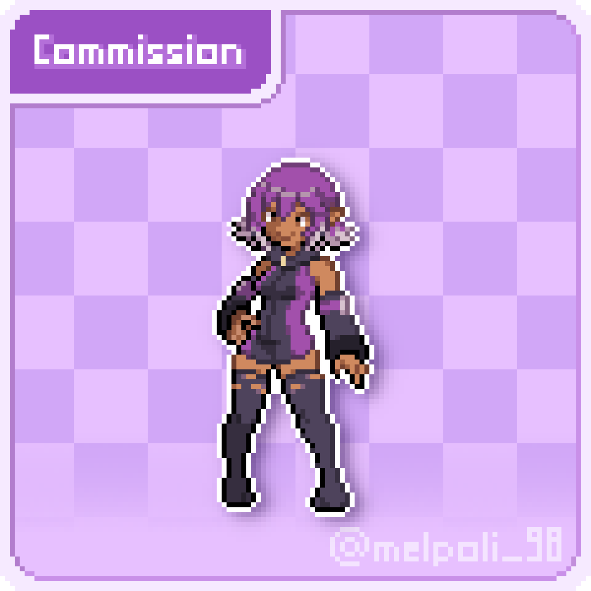melpoli_98's tweet photo. @.JulieLunaVT's OC's as Pokemon trainer sprites!

#pixelart #ドット絵 https://t.co/VsIH36CCkK