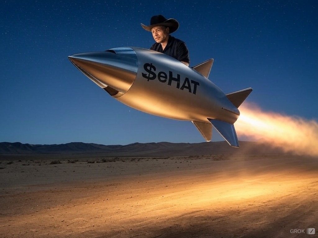ElonsCowboyHat's tweet photo. Who’s going to Mars with $eHAT https://t.co/txH0AdP4lK