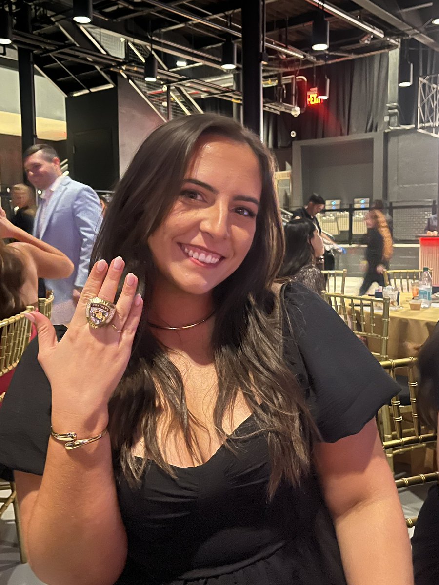 owning a championship ring of any sport was SO not on my bingo card